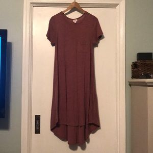 🦄LuLaRoe Cotton/Poly Blend Carly Dress - EUC🦄